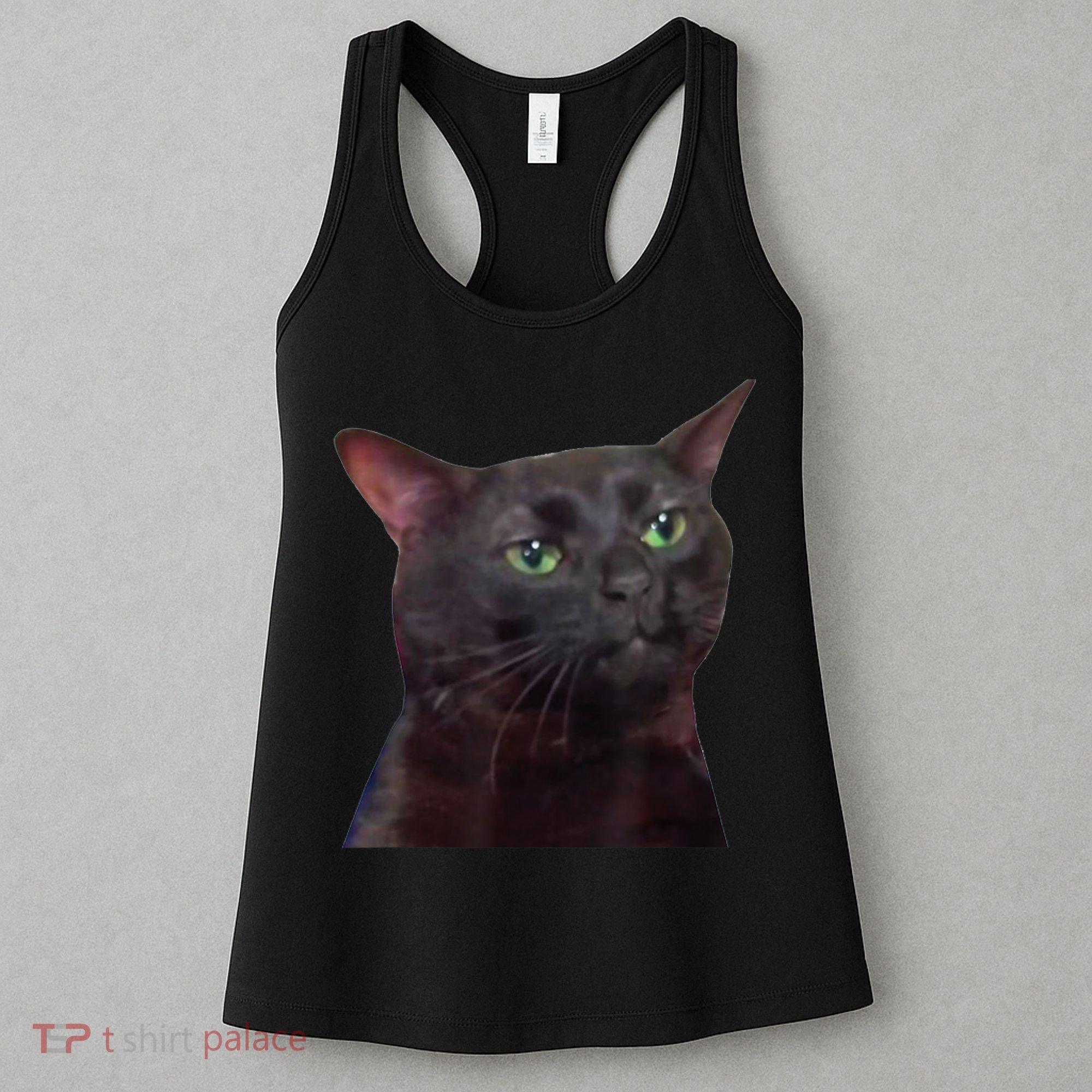Black Cat Zoning Out Women's Tank Top