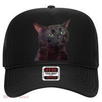 Black Cat Zoning Out Hat thumb 0