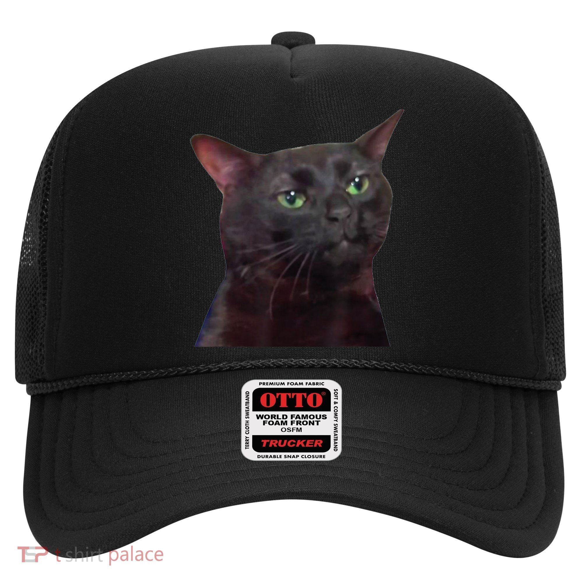 Black Cat Zoning Out Hat