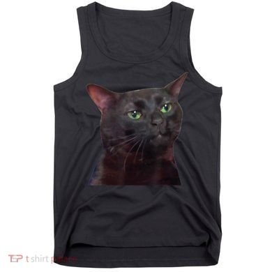 Black Cat Zoning Out Tank Top