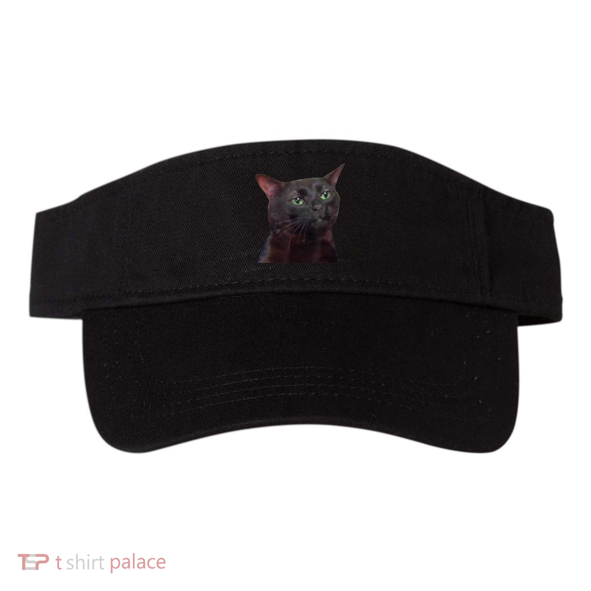 Black Cat Zoning Out Visor