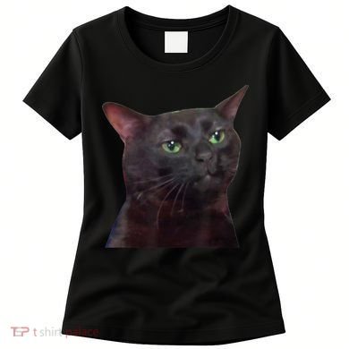 Black Cat Zoning Out Women's T-Shirt