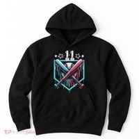 Baseball Drip 11th Birthday Number 11 11 Year Old Hoodie thumb 0