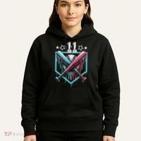 Baseball Drip 11th Birthday Number 11 11 Year Old Hoodie thumb 5