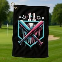 Baseball Drip 11th Birthday Number 11 11 Year Old Golf Towel thumb 1