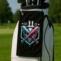 Baseball Drip 11th Birthday Number 11 11 Year Old Golf Towel thumb 2