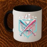 Baseball Drip 10th Birthday Boy Number 10 10 Year Old  Coffee Mug thumb 2