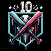 Baseball Drip 10th Birthday Boy Number 10 10 Year Old  Coffee Mug thumb 5