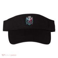 Baseball Drip 10th Birthday Boy Number 10 10 Year Old  Visor thumb 0