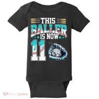 Baseball Drip 11th Birthday Party Sport Fan 11 Years Old Baby Bodysuit thumb 0