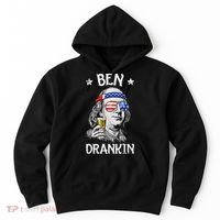 Ben Drankin 4th Of July Benjamin Franklin Usa Flag Hoodie thumb 0