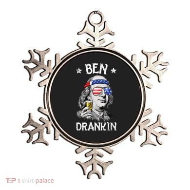 Ben Drankin 4th Of July Benjamin Franklin Usa Flag Ornament
