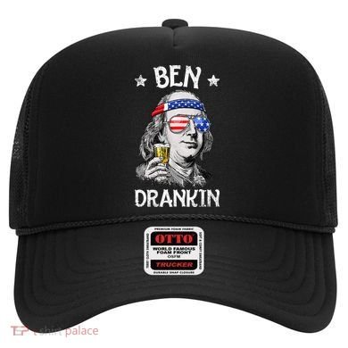 Ben Drankin 4th Of July Benjamin Franklin Usa Flag Hat