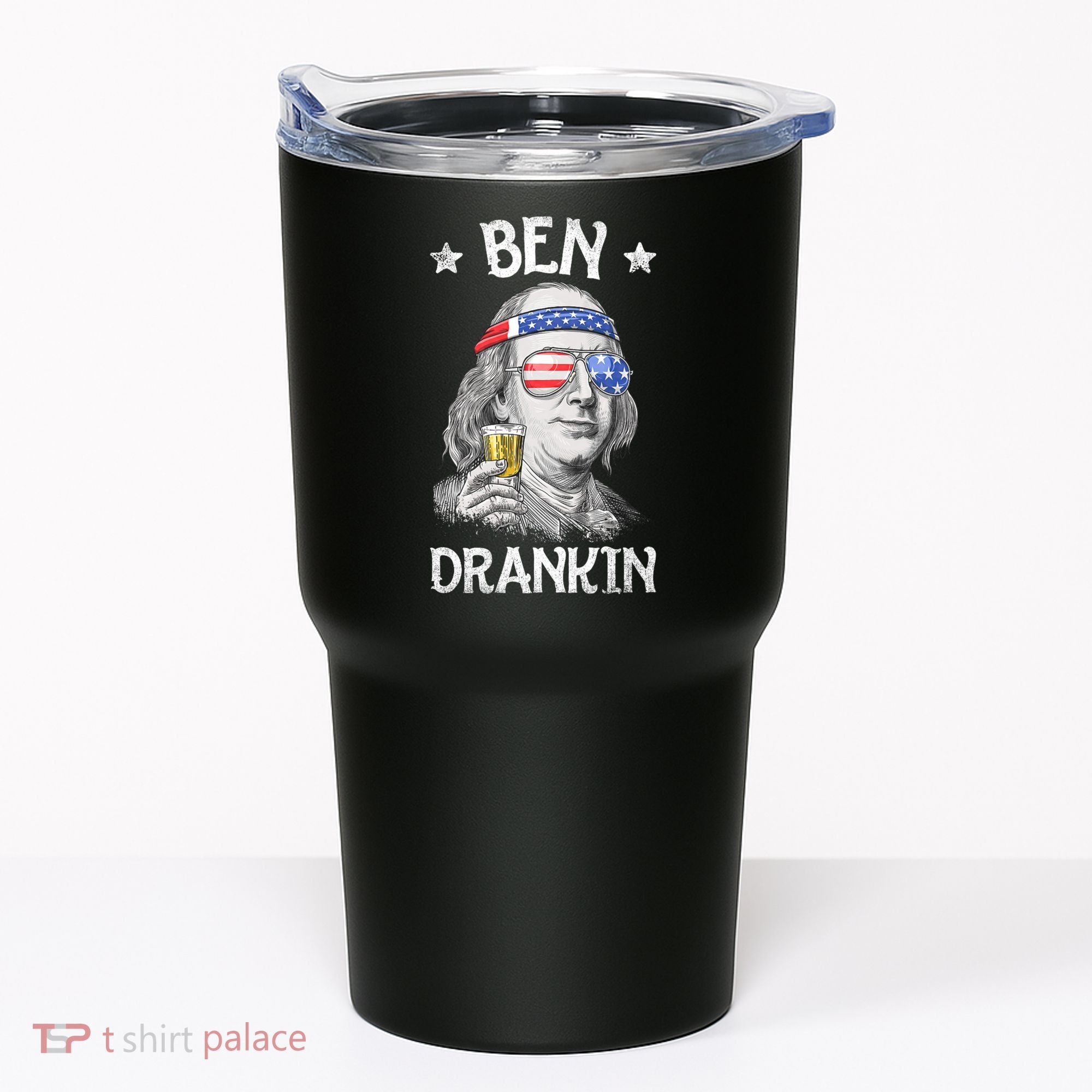 Ben Drankin 4th Of July Benjamin Franklin Usa Flag Tumbler