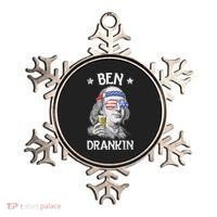 Ben Drankin 4th Of July Benjamin Franklin Usa Flag Ornament thumb 0