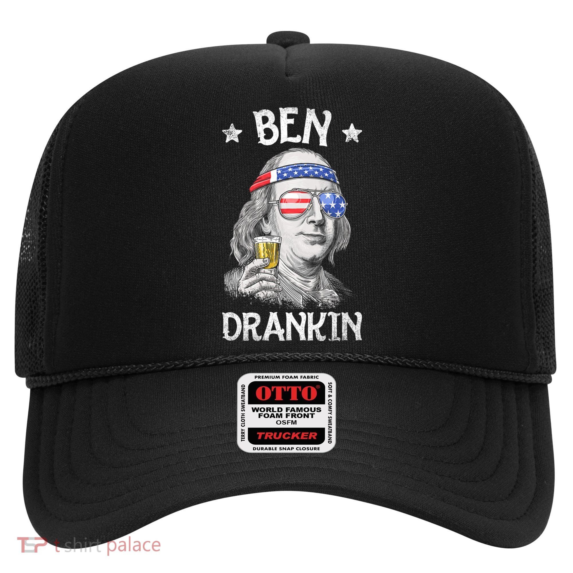 Ben Drankin 4th Of July Benjamin Franklin Usa Flag Hat