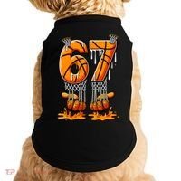 Basketball Drip 67 Six Seven Funny 6-7 Gen Alpha Meme Doggie Tank thumb 0