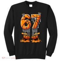 Basketball Drip 67 Six Seven Funny 6-7 Gen Alpha Meme Sweatshirt thumb 0