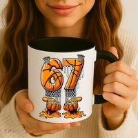 Basketball Drip 67 Six Seven Funny 6-7 Gen Alpha Meme Coffee Mug thumb 3