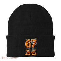 Basketball Drip 67 Six Seven Funny 6-7 Gen Alpha Meme Beanie thumb 0