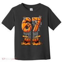 Basketball Drip 67 Six Seven Funny 6-7 Gen Alpha Meme Toddler T-Shirt thumb 0