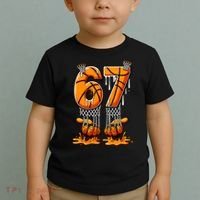 Basketball Drip 67 Six Seven Funny 6-7 Gen Alpha Meme Toddler T-Shirt thumb 2