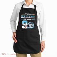 Baseball Drip 9th Birthday Party Boy Sport Fan 9 Years Old  Apron thumb 2