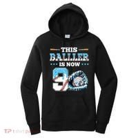 Baseball Drip 9th Birthday Party Boy Sport Fan 9 Years Old  Women's Hoodie thumb 0