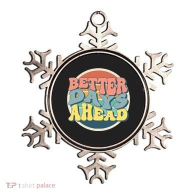 Better Days Ahead Retro Sunset Ornament