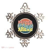 Better Days Ahead Retro Sunset Ornament thumb 0