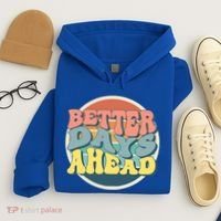 Better Days Ahead Retro Sunset Hoodie thumb 4