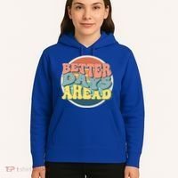 Better Days Ahead Retro Sunset Hoodie thumb 5