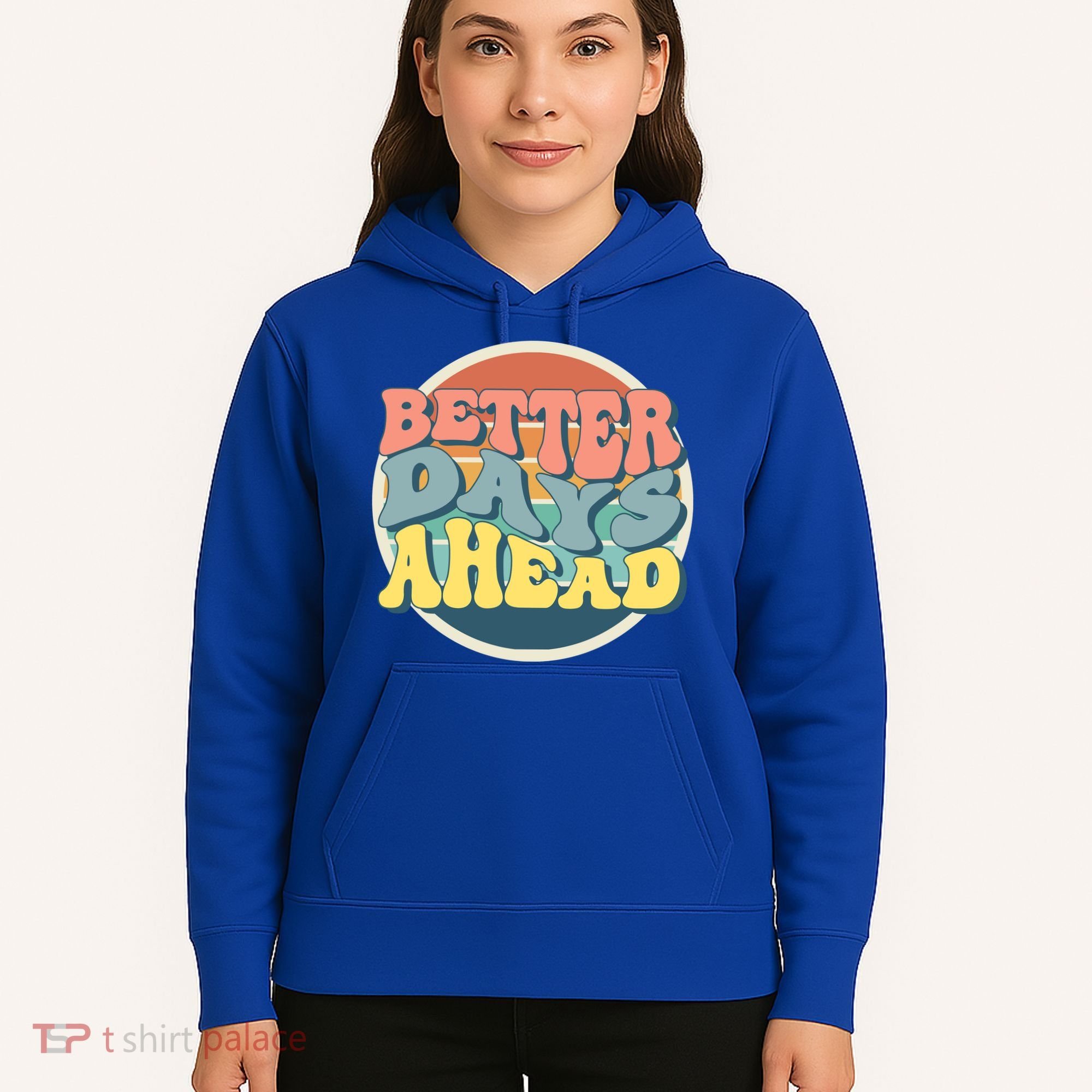 Better Days Ahead Retro Sunset Hoodie