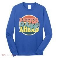 Better Days Ahead Retro Sunset Long Sleeve Shirt thumb 0