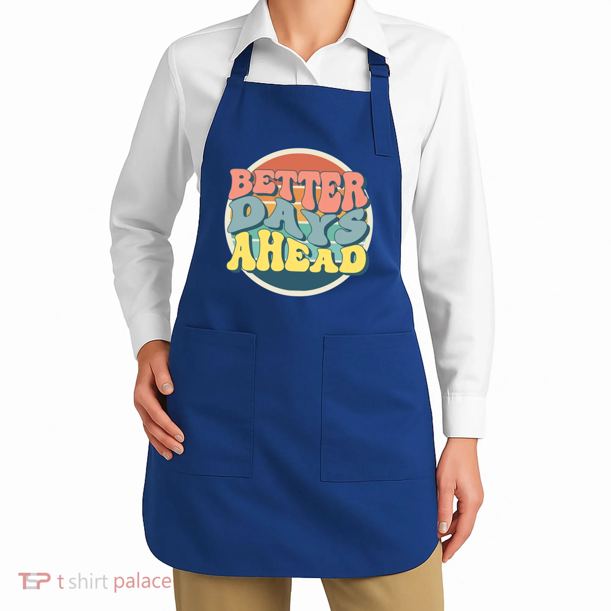 Better Days Ahead Retro Sunset Apron