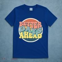 Better Days Ahead Retro Sunset T-Shirt thumb 5