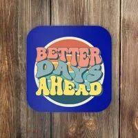 Better Days Ahead Retro Sunset Coaster thumb 0