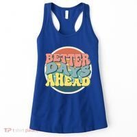 Better Days Ahead Retro Sunset Women's Tank Top thumb 0