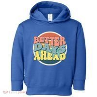 Better Days Ahead Retro Sunset Toddler Hoodie thumb 0