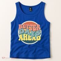 Better Days Ahead Retro Sunset Tank Top thumb 2
