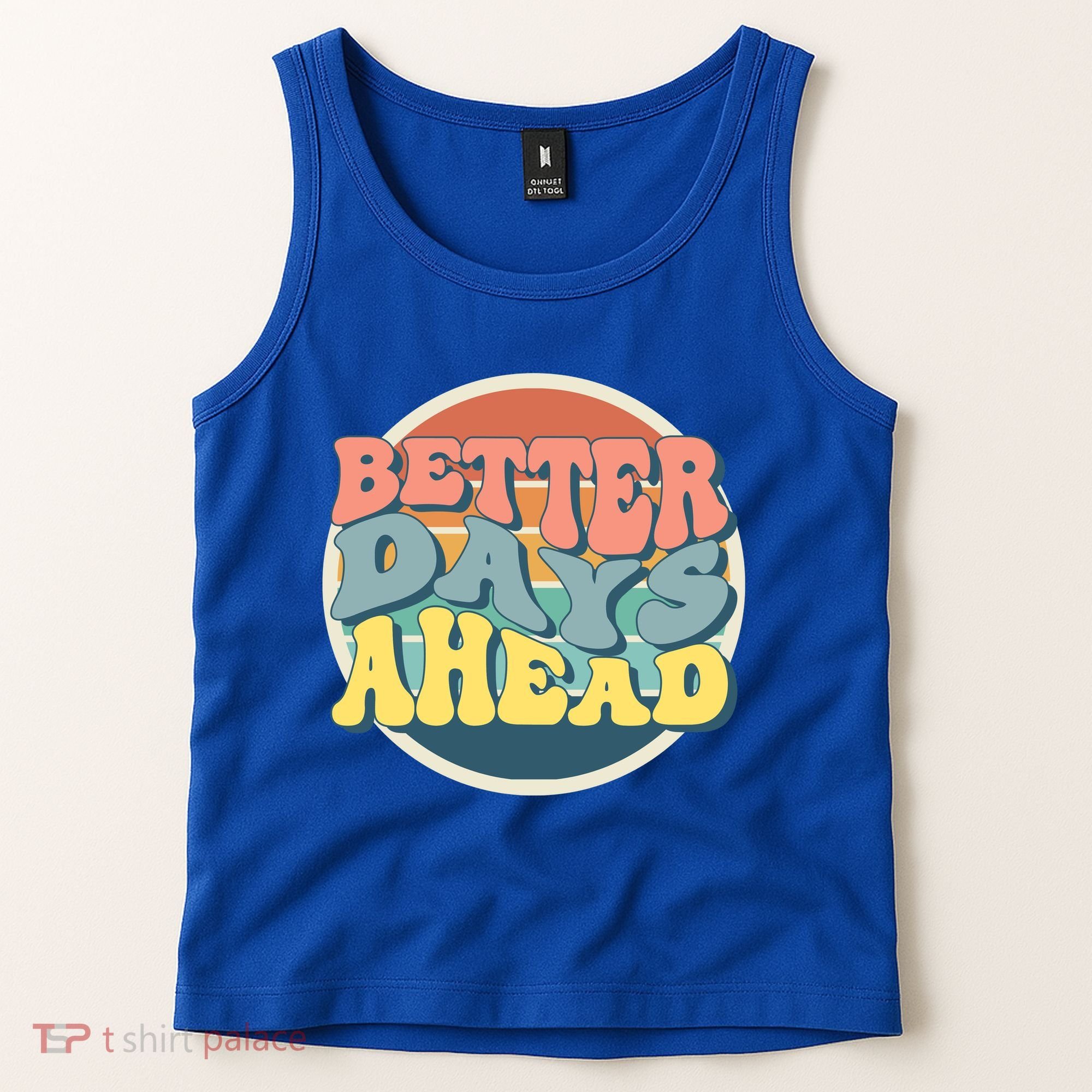 Better Days Ahead Retro Sunset Tank Top