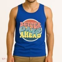 Better Days Ahead Retro Sunset Tank Top thumb 3