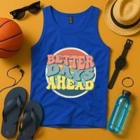 Better Days Ahead Retro Sunset Tank Top thumb 4