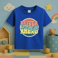 Better Days Ahead Retro Sunset Toddler T-Shirt thumb 3