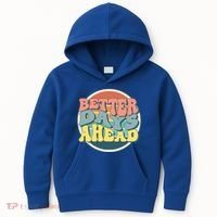 Better Days Ahead Retro Sunset Kids Hoodie thumb 0