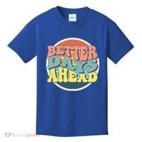 Better Days Ahead Retro Sunset Kids T-Shirt thumb 0