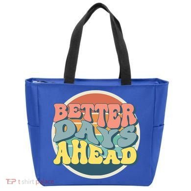 Better Days Ahead Retro Sunset Tote Bag