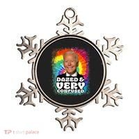 Biden Dazed And Very Confused Tiedye Funny Anti Joe Biden Ornament thumb 0