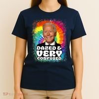 Biden Dazed And Very Confused Tiedye Funny Anti Joe Biden T-Shirt thumb 4
