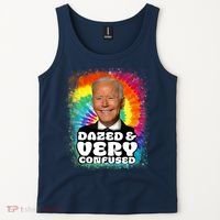 Biden Dazed And Very Confused Tiedye Funny Anti Joe Biden Tank Top thumb 2